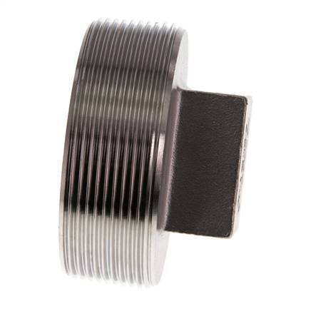 Stopfen R2 1/2'' Edelstahl mit Außenvierkant 16bar (224.8psi)