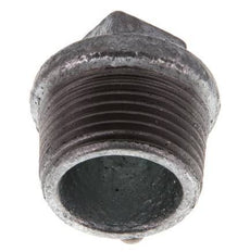 Plug R1'' Malleable cast iron with External Square 25bar (351.25psi) [5 Pieces]