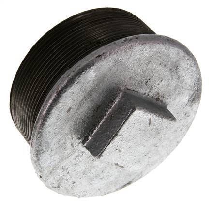Stopfen R3'' Temperguss mit Außenvierkant 25bar (351.25psi)