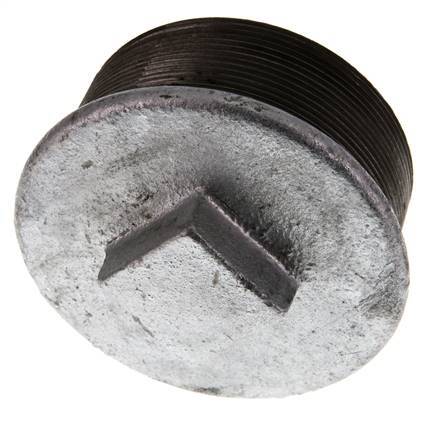 Stopfen R3'' Temperguss mit Außenvierkant 25bar (351.25psi)