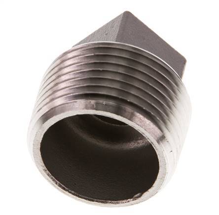 Stopfen R1'' aus Edelstahl mit Außenvierkant 16bar (224.8psi)