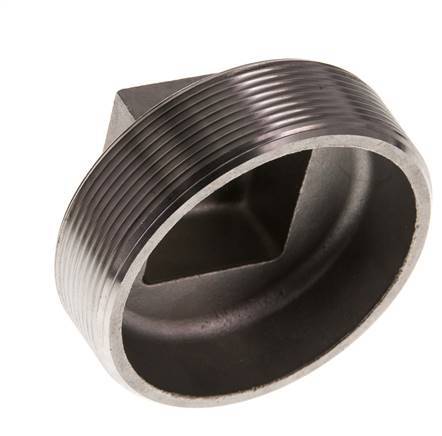 Stopfen R3'' Edelstahl mit Außenvierkant 16bar (224.8psi)