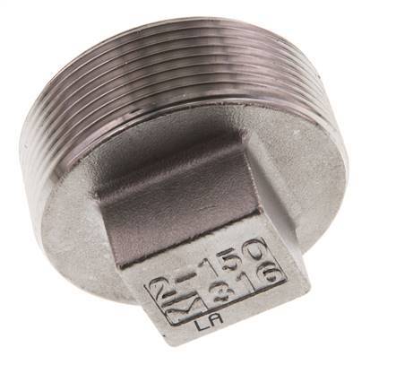 Stopfen R2'' aus Edelstahl mit Außenvierkant 16bar (224.8psi)