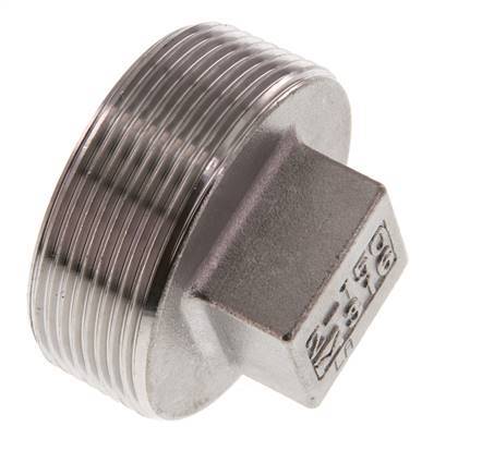 Stopfen R2'' aus Edelstahl mit Außenvierkant 16bar (224.8psi)