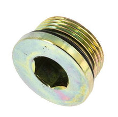 Stopfen UN 1-5/16''-12 Stahl NBR mit Innensechskant 400bar (5620.0psi)