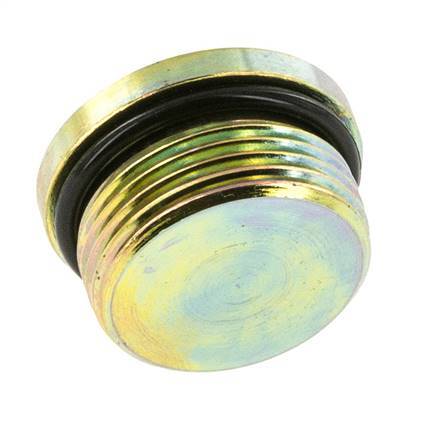 Stopfen UN 1-5/16''-12 Stahl NBR mit Innensechskant 400bar (5620.0psi)