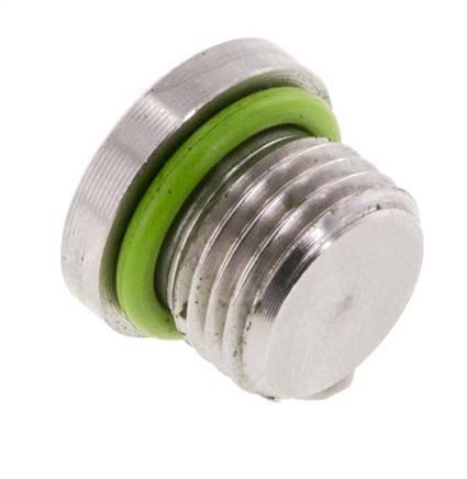 Stopfen UNF 1/2''-20 Edelstahl FKM mit Innensechskant 630bar (8851,5psi)