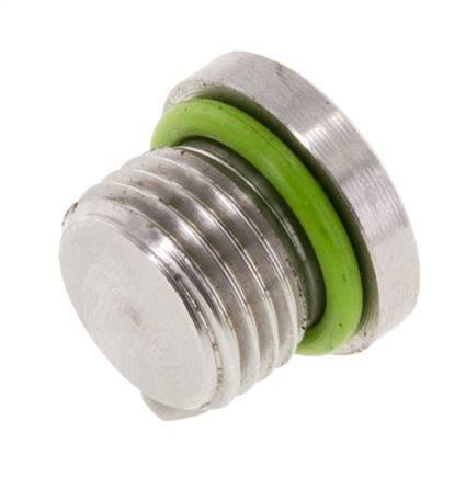 Stopfen UNF 1/2''-20 Edelstahl FKM mit Innensechskant 630bar (8851,5psi)