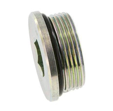 Stopfen UN 1-5/8''-12 Stahl NBR mit Innensechskant 250bar (3512.5psi)