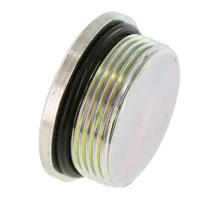Stopfen UN 1-5/8''-12 Stahl NBR mit Innensechskant 250bar (3512.5psi)