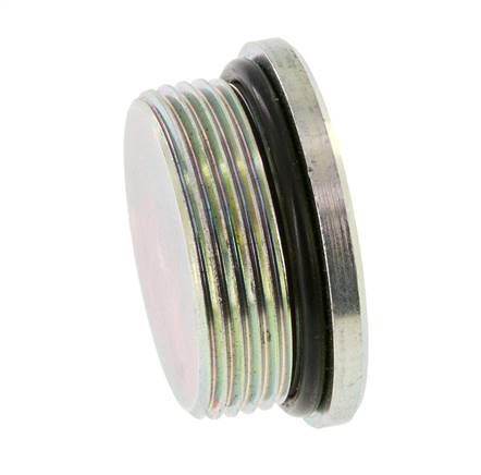 Stopfen UN 1-5/8''-12 Stahl NBR mit Innensechskant 250bar (3512.5psi)