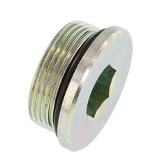 Stopfen UN 1-5/8''-12 Stahl NBR mit Innensechskant 250bar (3512.5psi)