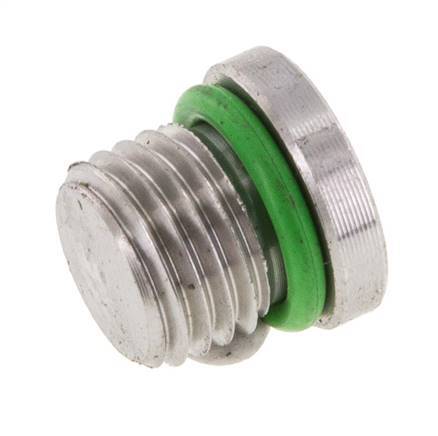 Stopfen UNF 7/16''-20 Edelstahl FKM mit Innensechskant 630bar (8851,5psi)