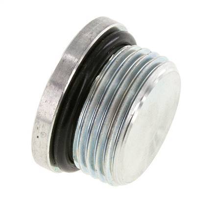 Stopfen UN 1-3/16INCH-12 Stahl NBR mit Innensechskant 400bar (5620.0psi)