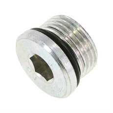 Stopfen UNF 7/8''-14 Stahl NBR mit Innensechskant 630bar (8851,5psi)