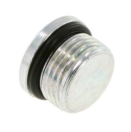 Stopfen UNF 7/8''-14 Stahl NBR mit Innensechskant 630bar (8851,5psi)