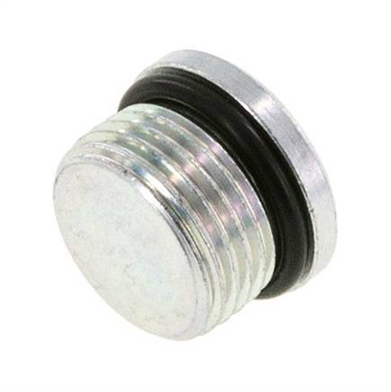 Stopfen UNF 7/8''-14 Stahl NBR mit Innensechskant 630bar (8851,5psi)