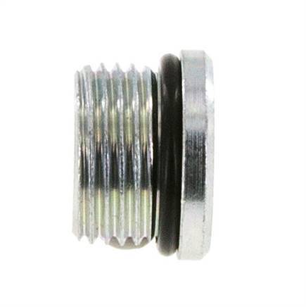 Stopfen UNF 7/8''-14 Stahl NBR mit Innensechskant 630bar (8851,5psi)