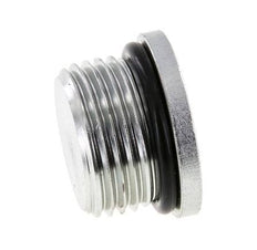 Stopfen UN 1-1/16''-12 Stahl NBR mit Innensechskant 400bar (5620.0psi)