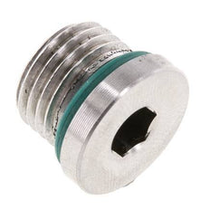 Stopfen UNF 9/16INCH-18 Edelstahl FKM mit Innensechskant 630bar (8851.5psi)
