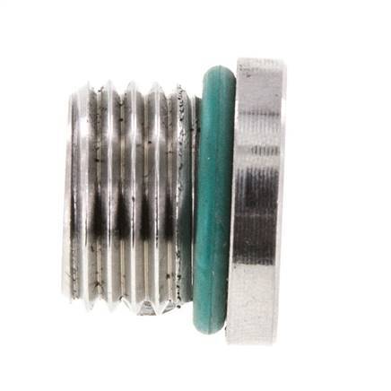 Stopfen UNF 9/16INCH-18 Edelstahl FKM mit Innensechskant 630bar (8851.5psi)