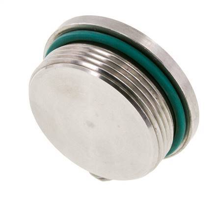 Stopfen UN 1-7/8''-12 Edelstahl FKM mit Innensechskant 250bar (3512.5psi)