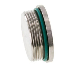 Stopfen UN 1-7/8''-12 Edelstahl FKM mit Innensechskant 250bar (3512.5psi)