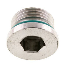 Stopfen UN 1-1/16''-12 Edelstahl FKM mit Innensechskant 400bar (5620.0psi)