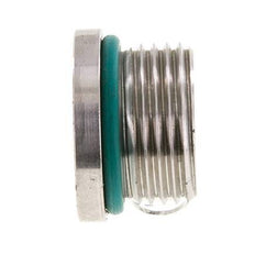 Stopfen UN 1-1/16''-12 Edelstahl FKM mit Innensechskant 400bar (5620.0psi)