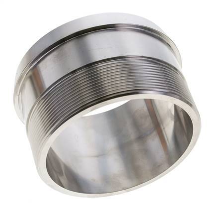 DIN 11851 Sanitary (Dairy) Fitting 121mm Cone x G4 inch Male Stainless Steel