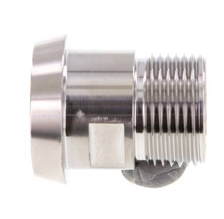 DIN 11851 Sanitärverschraubung (Molkerei) 44mm Konus x G1 Zoll Außengewinde aus Edelstahl