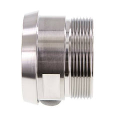 DIN 11851 Sanitärverschraubung (Molkerei) 68mm Konus x G2 Zoll Außengewinde aus Edelstahl