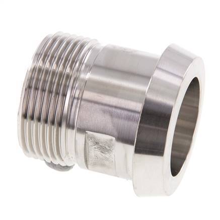 DIN 11851 Sanitärverschraubung (Molkerei) 50mm Konus x G1 1/4 Zoll Außengewinde aus Edelstahl