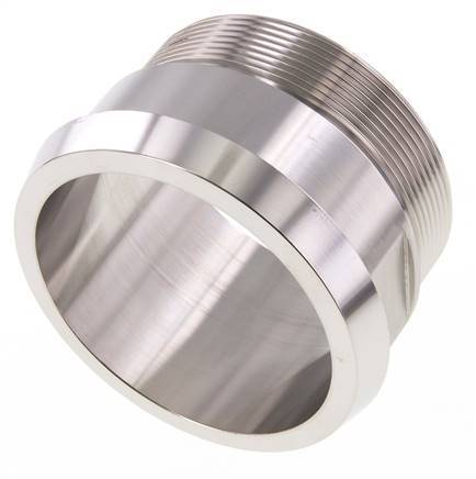 DIN 11851 Sanitary (Dairy) Fitting 100mm Cone x G3 inch Male Stainless Steel