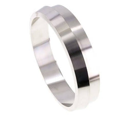 Sanitärfitting (Molkerei) 176mm Konus x 168,3mm Schweißende Edelstahl