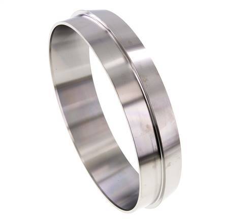 Sanitärfitting (Molkerei) 176mm Konus x 168,3mm Schweißende Edelstahl