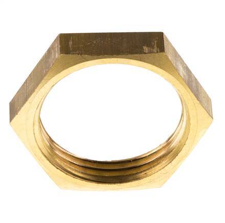 Lock Nut G1'' Brass [2 Pieces]