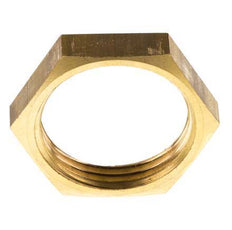 Lock Nut G1'' Brass [2 Pieces]