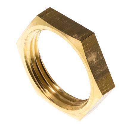 Lock Nut G1'' Brass [2 Pieces]