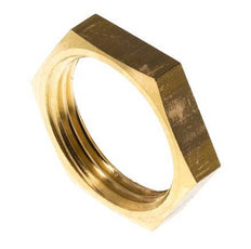 Lock Nut G1'' Brass [2 Pieces]