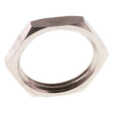 Lock Nut G1'' Nickel Plated Brass [2 Pieces]