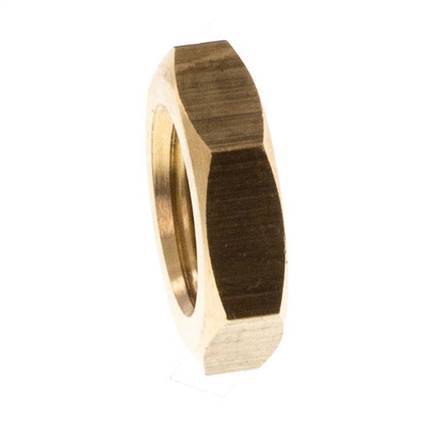 Lock Nut G1/8'' Brass [10 Pieces]