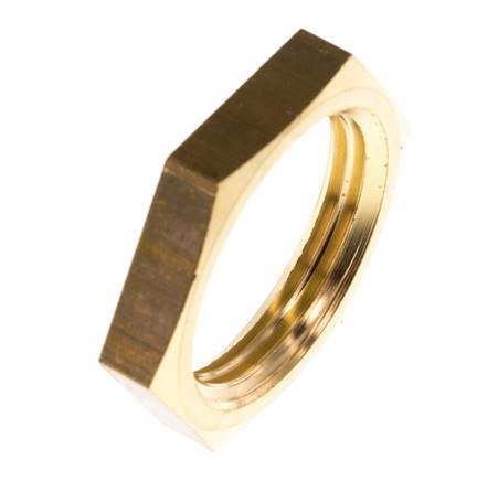 Lock Nut G3/4'' Brass [5 Pieces]