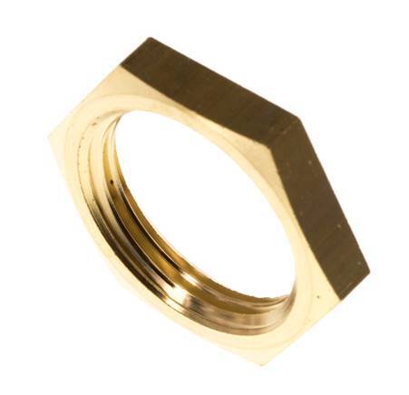 Lock Nut G3/4'' Brass [5 Pieces]