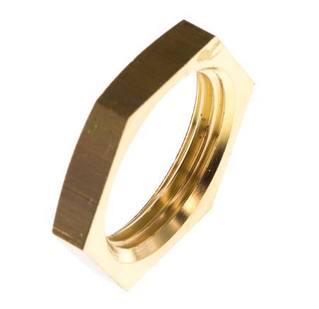 Lock Nut G3/4'' Brass [5 Pieces]
