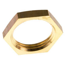 Lock Nut G3/4'' Brass [5 Pieces]
