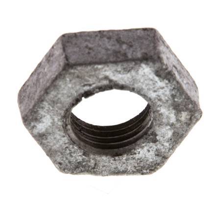 Lock Nut Rp1/4'' Malleable Cast Iron [5 Pieces]