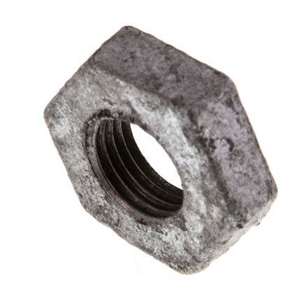 Lock Nut Rp1/4'' Malleable Cast Iron [5 Pieces]