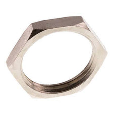 Lock Nut G3/4'' Nickel Plated Brass [5 Pieces]