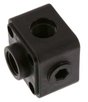 5-way Distributor Wall Mounted G1/2'' Plastic